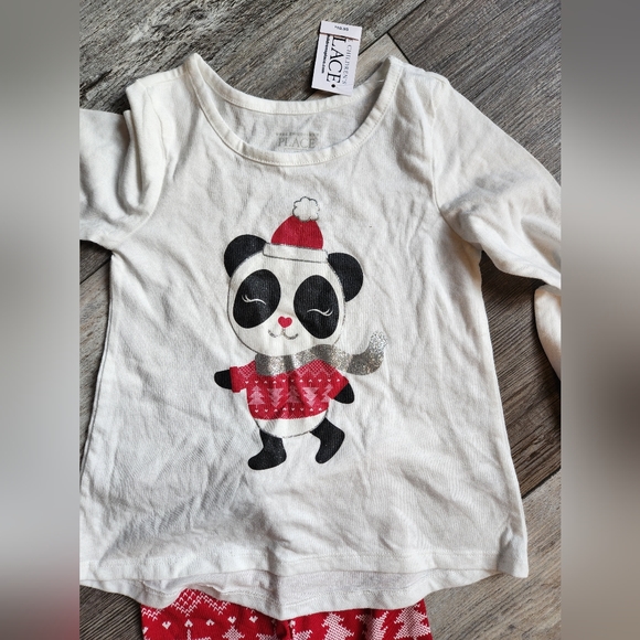 The Children Place Toddler Girl Christmas Legging Set - Picture 3 of 6